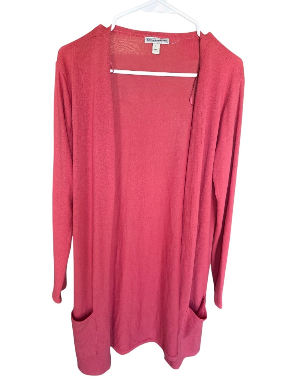 Dana Buchman Lightweight Open-Front  Cardigan Sweater